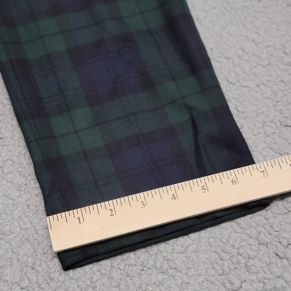 Vineyard Vines Pants Mens 32x32 Green‎ Blackwatch Plaid Slim Fit Cotton Chino - Picture 7 of 11